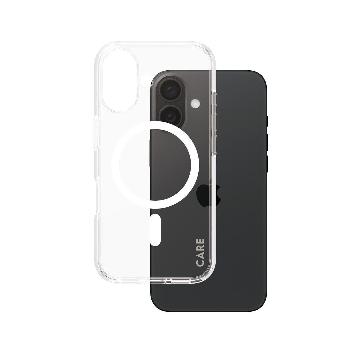 CARE by PanzerGlass® Flagship Case Transparent Urban Combat Weiß MagSafe für iPhone 16 CARE by PanzerGlass® Flagship Case Transparent Urban Combat Weiß MagSafe für iPhone 16